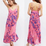 NEW FREE PEOPLE FIRST DATE MAXI SLIP DRESS - M