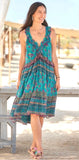 SUNDANCE DALIS RUFFLE DRESS - S