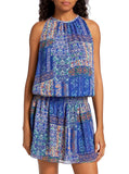 NEW RAMY BROOK PATCHWORK PARIS DRESS - M