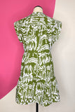 MARIE OLIVER LACHLAN EMERALD WHISPER DRESS - M