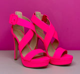 DREAM PARIS NEON PLATFORM PUMPS - 7