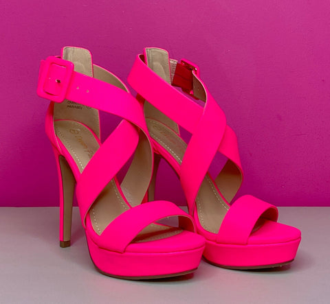 DREAM PARIS NEON PLATFORM PUMPS - 7