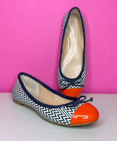 BANANA REPUBLIC CHEVRON BALLET FLAT - 7