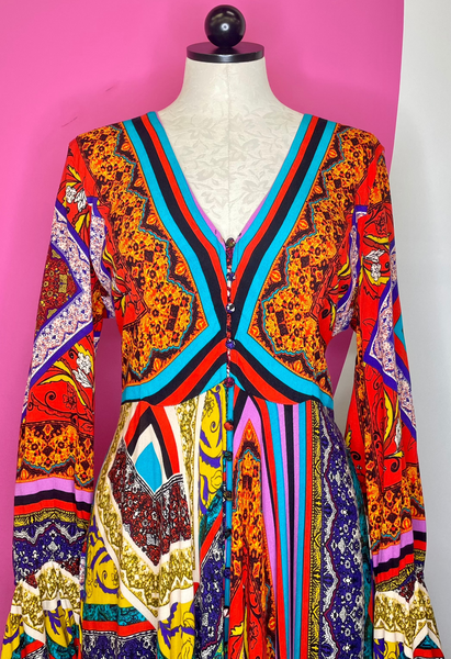 OVER THE RAINBOW FREE PEOPLE MAXI DRESS - M UpScaleIT OVER THE RAINBOW FREE PEOPLE MAXI DRESS - M UpScaleIT