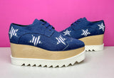 STELLA MCCARTNEY STAR PLATFORM SNEAKER - 39
