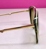 GUCCI RARE FOLDABLE HORN PILOT AVIATORS