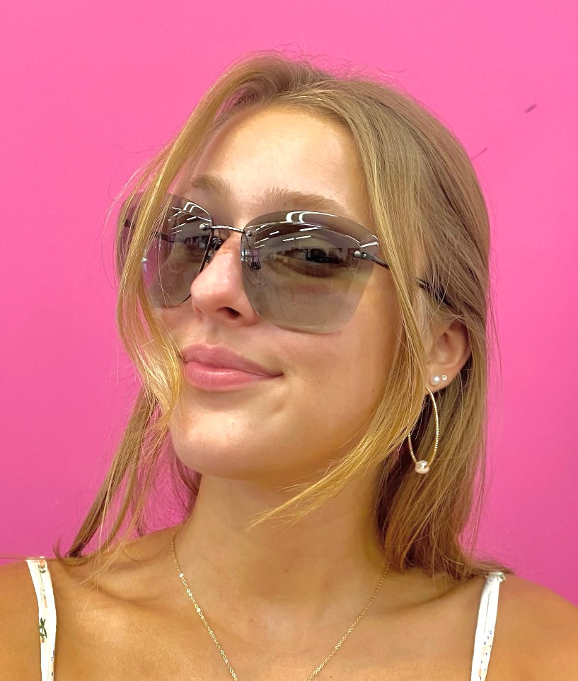Rimless Chanel Sunglasses