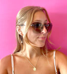 CHANEL GRADIENT RIMLESS SUNGLASSES