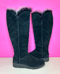 ROSALIND TALL FUR LINED BOOTS - 7