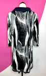 CREATION BOUTIQUE ABSTRACT TUNIC - XL