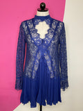 FREE PEOPLE NEW TELL TALE LACE TUNIC - S