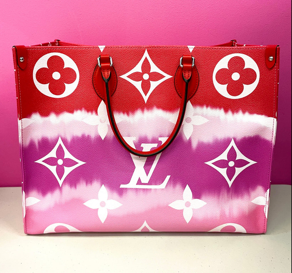 louis vuitton pink on the go