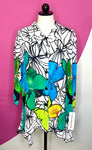 CAROLINE ROSE NEW BUTTERFLY TUNIC - M/L