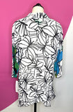 CAROLINE ROSE NEW BUTTERFLY TUNIC - M/L