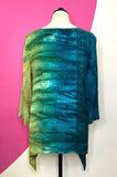 ART OF CLOTH TIE DYE ASYMMETRICAL TUNIC - M