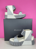 NEW UNITED NUDE DELTA RUN SANDALS - 8 - GRAY