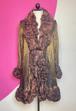 LEE ANDERSEN TAFFETA EVENING JACKET - M