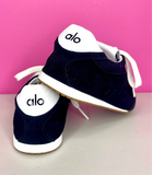 ALO BLACK & WHITE SUNSET SNEAKERS - 7