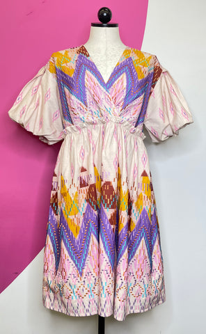 ANTHROPOLOGIE NEW EMBROIDERED DRESS - S