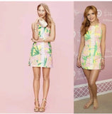 LILLY PULITZER FOR TARGET FLAMINGO FAN DRESS - 8