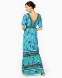 LILLY PULITZER ILIA SEABREEZE MAXI DRESS - 12