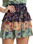 RAMY BROOK FLORAL SIANNA TIERED MINI - L
