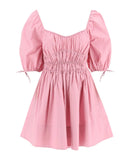 NEW STAUD MINI FAYE SMOCKED DRESS - XL