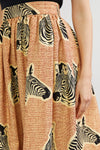 SIKA X ANTHROPOLOGIE ZEBRA MIDI SKIRT - 14