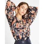 TANYA TAYLOR MIRANDA ABSTRACT BLOUSE - S
