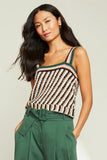 VERONICA BEARD LIVINA CROCHET TANK TOP - M