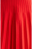 STAUD ELLISON RED ROSE MINI DRESS - S