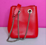 VALENTINO BABOU RED BUCKET BAG