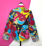 ANU ART TO WEAR QUILTED VIBRANT JACKET - M