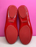TORY BURCH REVA CHILI RED BALLET FLAT - 8
