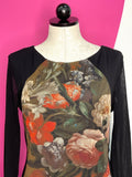 ELANA KATTAN BAROQUE MESH DRESS - L