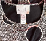 COMPLI K SPOT ZIPPER TUNIC TOP - S