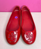 TORY BURCH REVA CHILI RED BALLET FLAT - 8