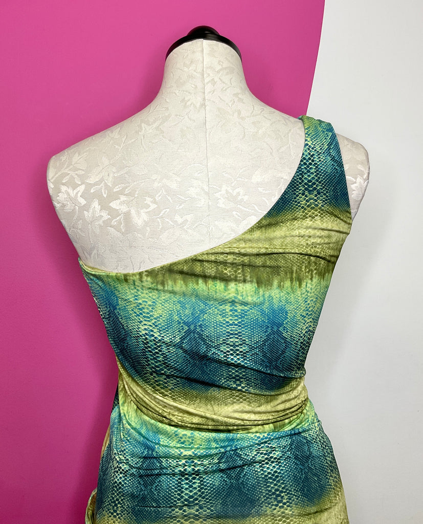 TORN BY RONNY KOBO SNAKESKIN DRESS - S UpScaleIT TORN BY RONNY KOBO SNAKESKIN DRESS - S UpScaleIT