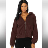ALO YOGA HALO COLA FLEECE HOODIE - XS