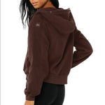 ALO YOGA HALO COLA FLEECE HOODIE - XS