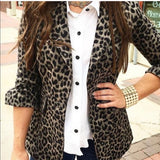 CABI JUNGLE JACKET PONTE LEOPARD BLAZER - 4