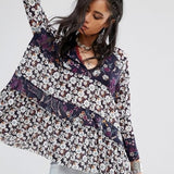 FREE PEOPLE ISABELLE BOHO TOP - S/M
