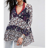 FREE PEOPLE ISABELLE BOHO TOP - S/M