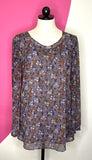 CABI LIMITED EDITION TAPESTRY PRINT TOP - S