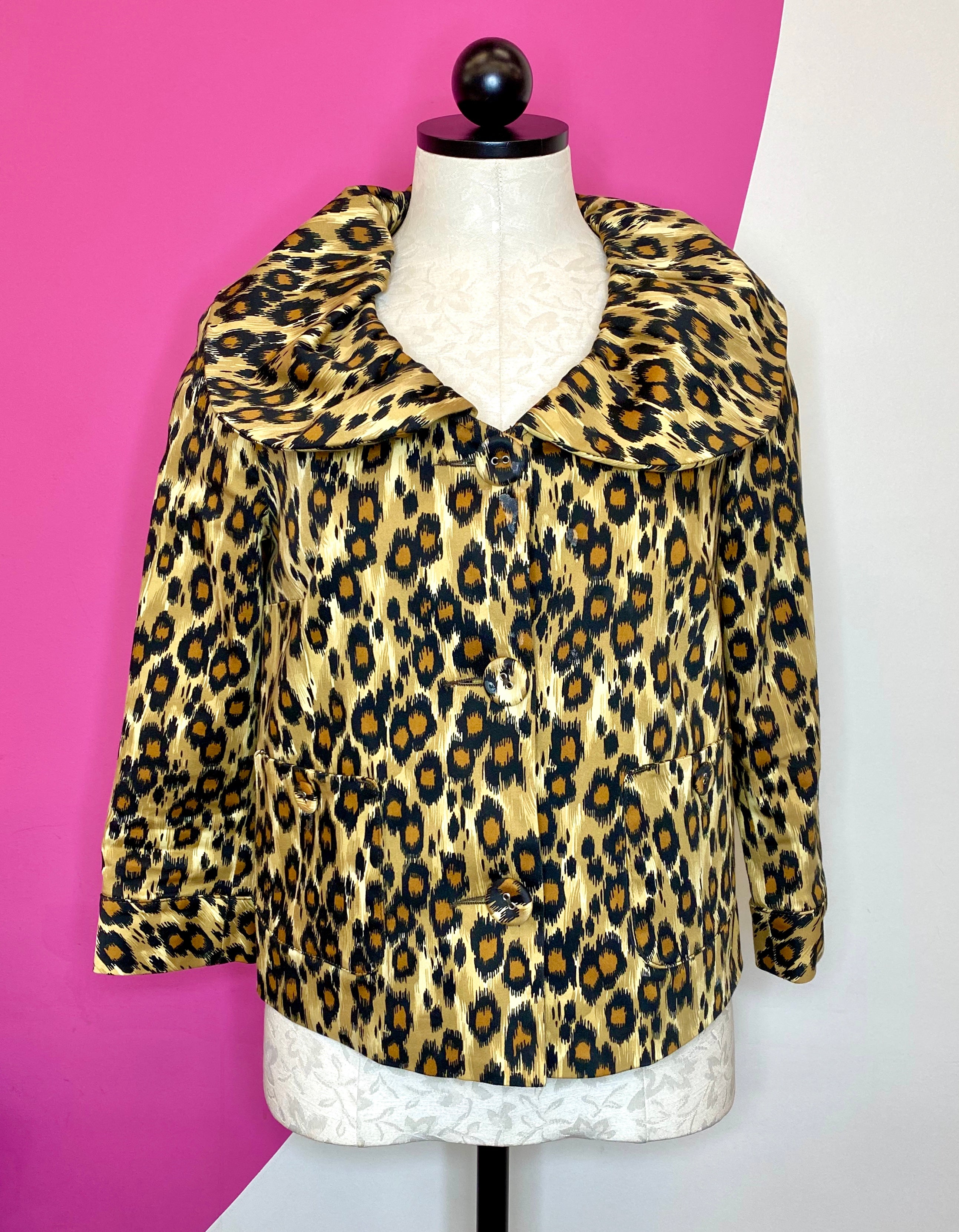 【関税&送料込み】Moschino Jacket With Animal Pattern MOSCHINO LEOPARD BIG COLLAR JACKET - 6 – UpScaleIT