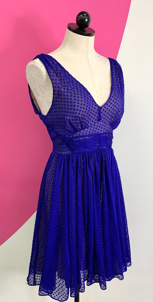 HD IN PARIS COBALT CLIPDOT DRESS - XS/S UpScaleIT HD IN PARIS COBALT CLIPDOT DRESS - XS/S UpScaleIT