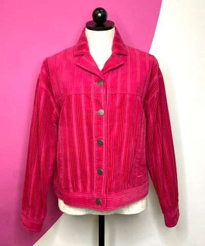 CABI CHEEKY PINK TOPPER JACKET - S