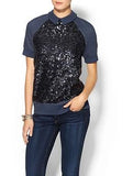 KATE SPADE NEW MILO SEQUIN SWEATSHIRT - M