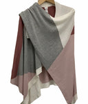 LULULEMON HATHA SHAWL COLORBLOCK WRAP - OS