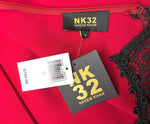 NK32 NAEEM KHAN NEW MESH INSET DRESS - 12